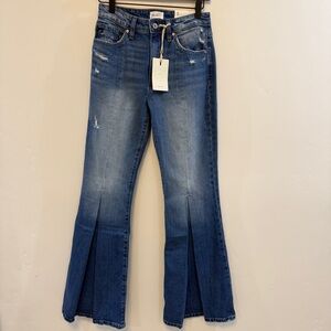 KANCAN | flare leg jean NWT